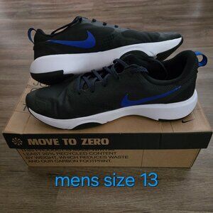 New Mens sz13 Nike CITY REP Black/Racer Blue White
